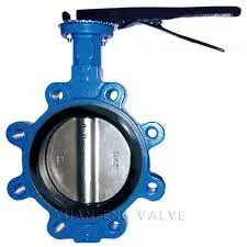 API CE Factory Wafer Lug Type Center Soft Seat Lined Butterfly Valve