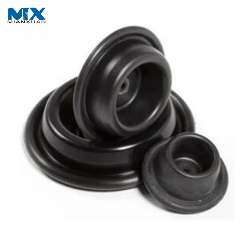 Custom Rubber Grommet Parts Black Silicon Rubber Grommet as Per Client Drawing