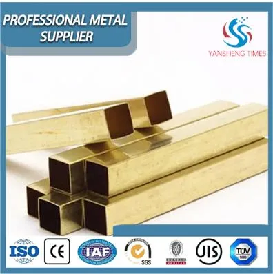 Trade Assurance Square Copper Brass Tube C22000 C21000 H90 H96 CZ101 CZ103 Cuzn5 Cuzn10 Cuzn41 Cuzn38 Rectangular Box with Lowest Price