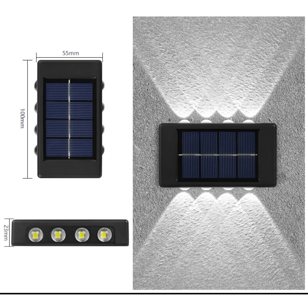 Down Wall Light Solar Decorative Lighting Patio Outdoor Fence Solar Ci25142