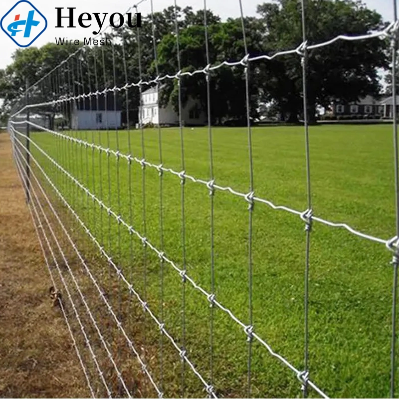 Barbed Wire Mesh Fence with High-Security Effective Cattle Field Fence Ideal for Prison Farm Construction Bases and Restricted Areas Used Chain Link Fence