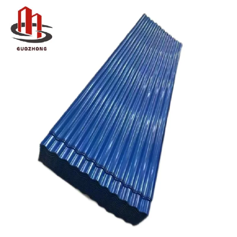 Dx52D 0.28mm 0.25mm 0.22mm Thick Corrugated Plastic PVC UPVC Roofing Sheets