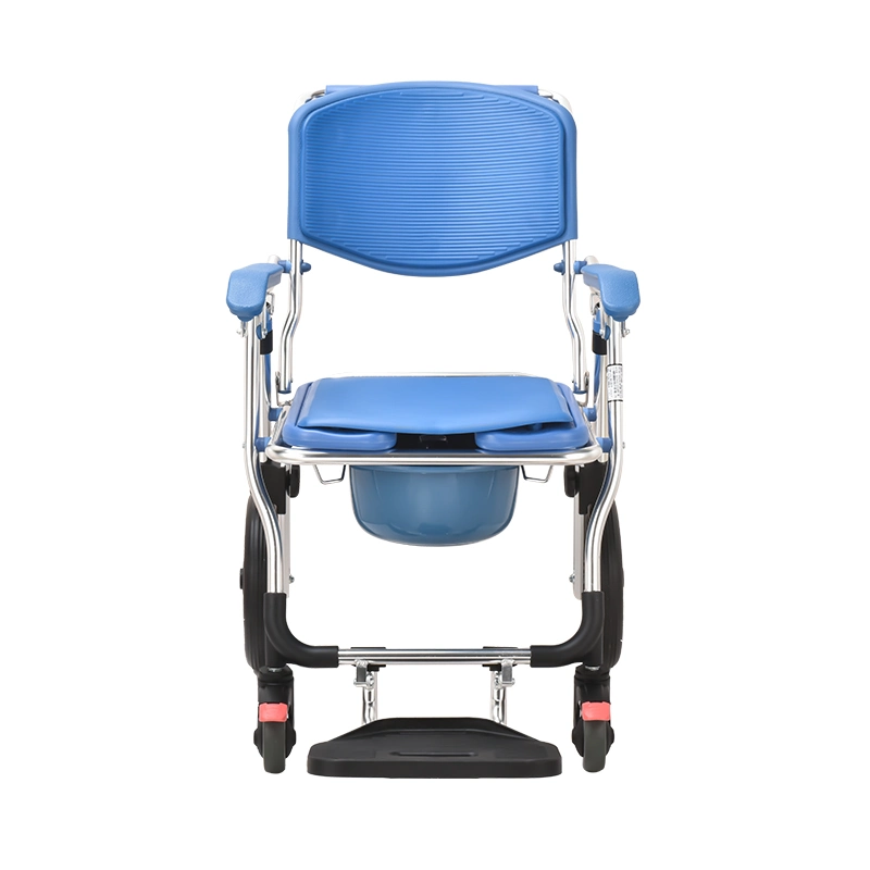 Heinsy Disabled Transport Armrest Cloth Cover Shower Commode Tiolet Chair for Elderly Care.