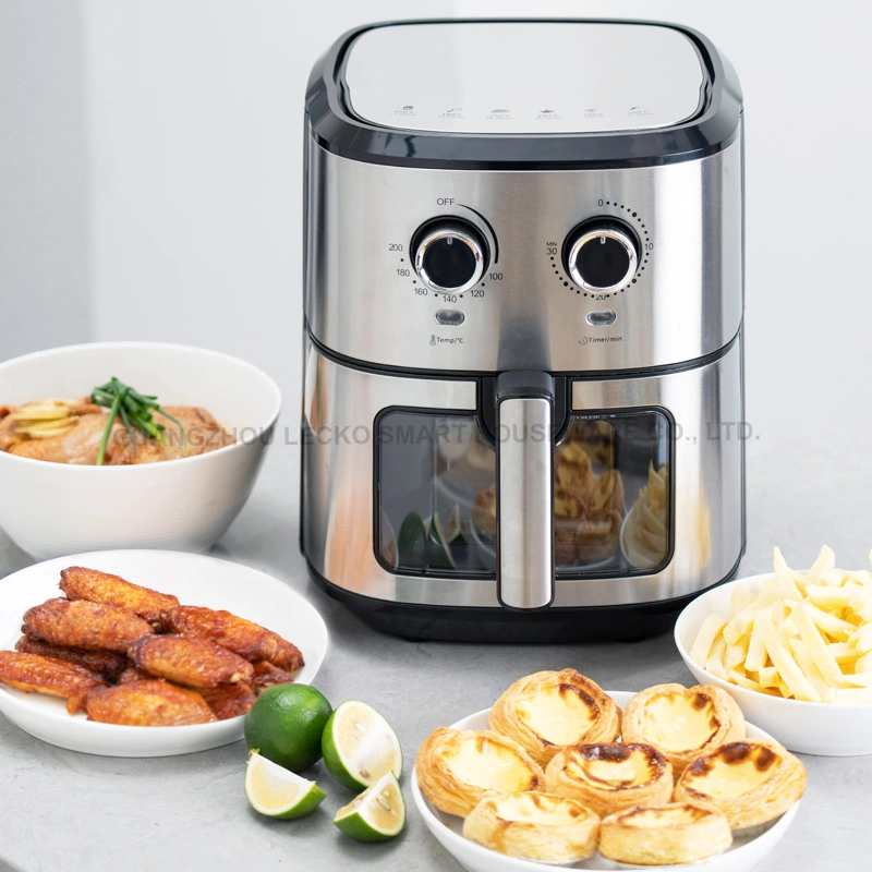 Air Fryers Suppliers Multi Function Big Capacity Air Fryer Visible Window Household 1700W Friteuse Sans Huile