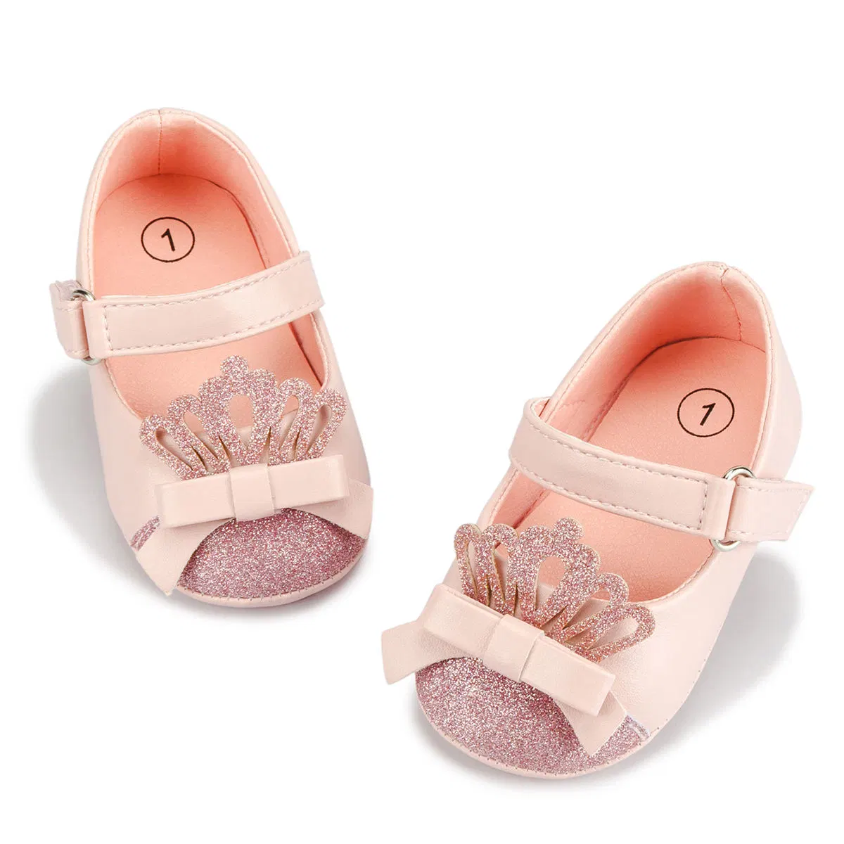 Neue Ankunft 2023 Outdoor-Kleinkind Bling Prinzessin Schuhe Gummi Weich Rutschfeste Schuhe Für Babys