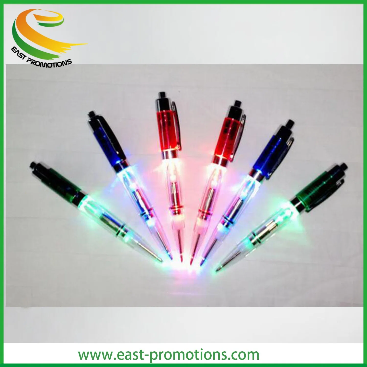 Plastic LED Light Pen Electronic Gift Pen for Promotional Gifts