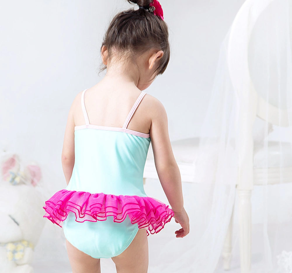 Prêt à expédier en stock en gros d'expédition rapide cute baby girls maillot de bain un morceau Kids Maillot de bain de petites filles piscine d'usure de l'ouest de l'usure