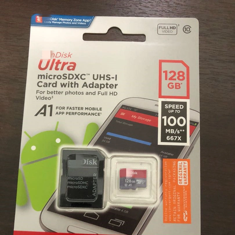 Cartão Mini SD de classe 10 com 64 GB e 128 GB Mini Card Extre PRO de 16 GB 32 GB Cartao de Memoria TF cartão para telefone