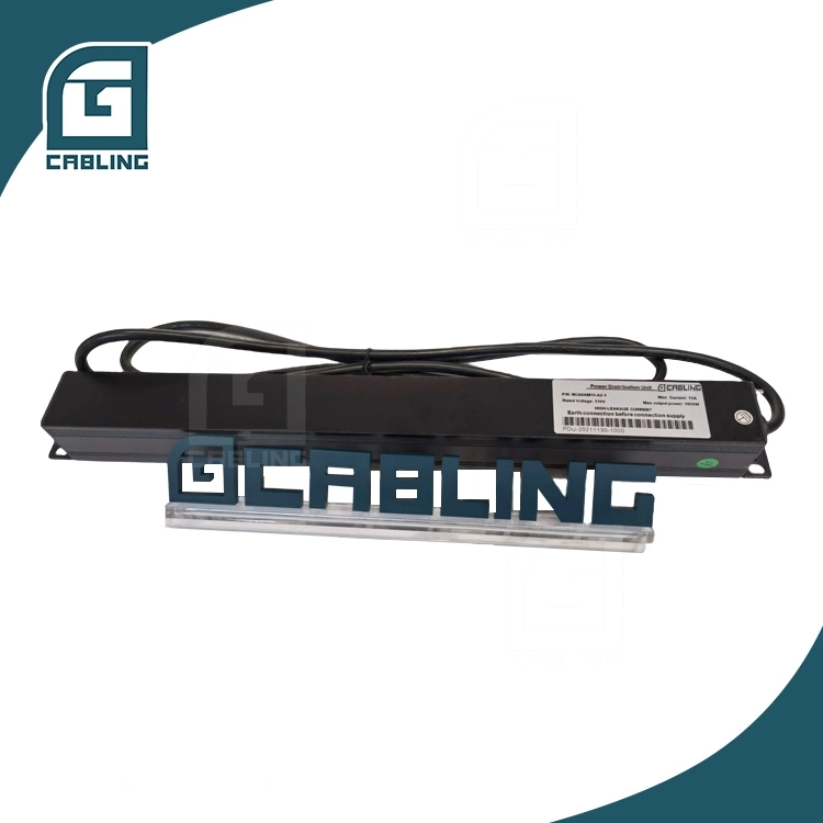 Tipo de enchufe hembra Gcabling REINO UNIDO 13A 220V 250V 19''montaje en rack regleta de enchufes.