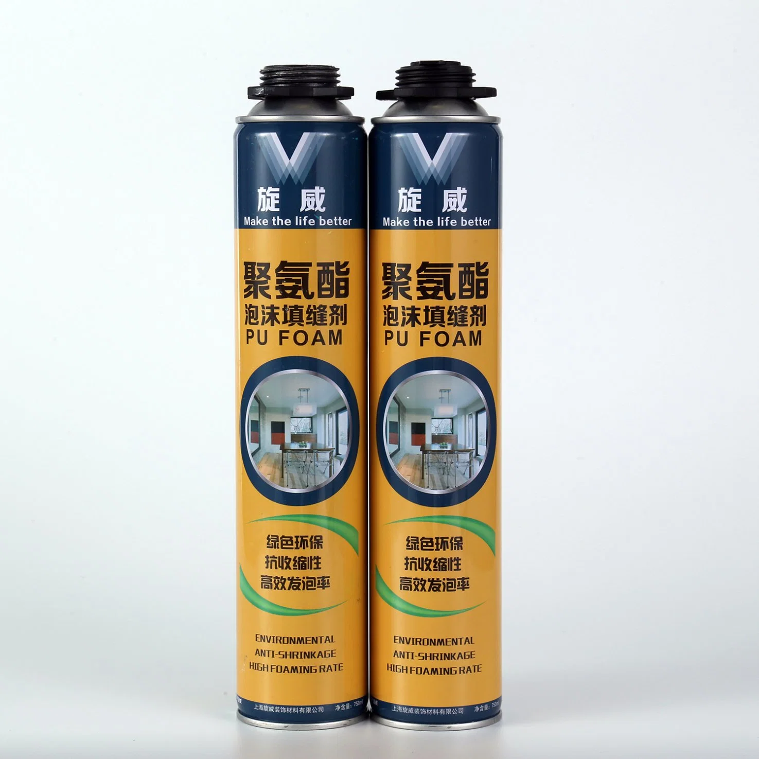 White Polyurethane Foam Sealant for Gap Filling