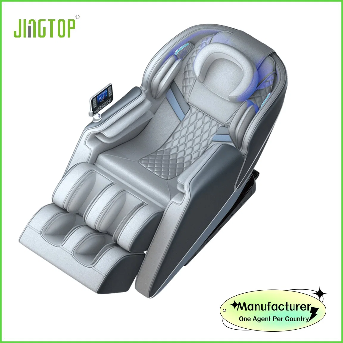 Jingtop Fabricación inteligente de Calentador Ai Vocie Control Recliner Silla de masaje