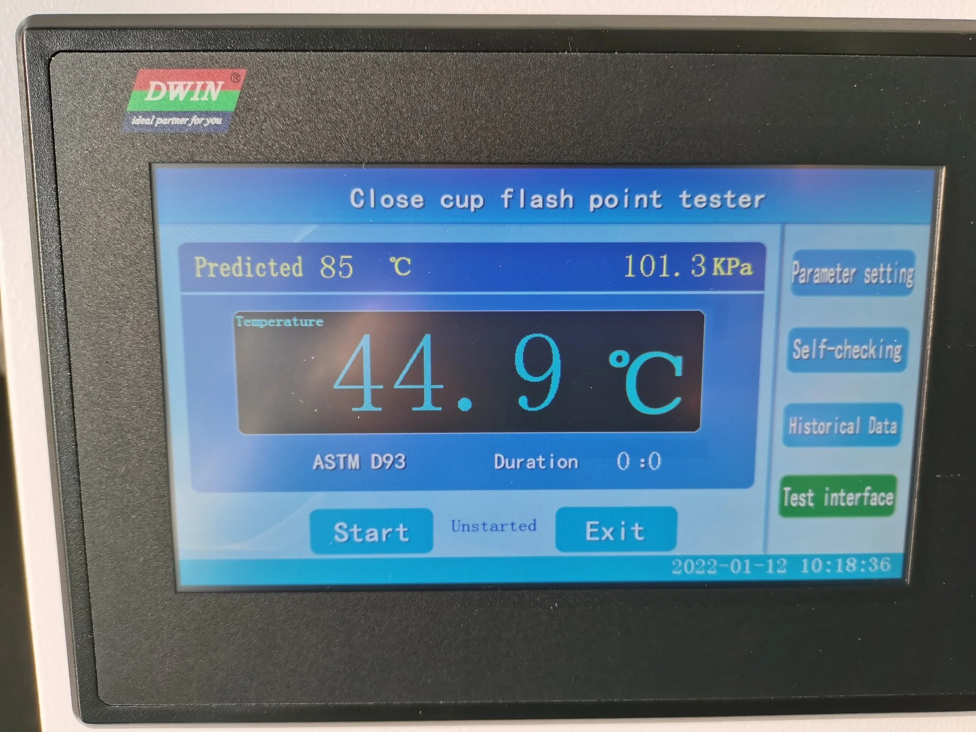 La norme ASTM D93 Analyseur Closed-Cup Point éclair