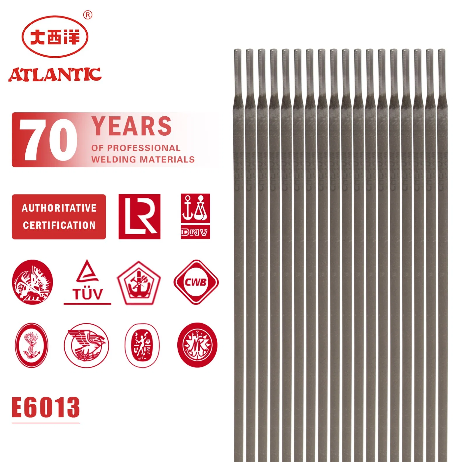 Atlantic Factory Sale E6013 Welding Electrode Welding Rod