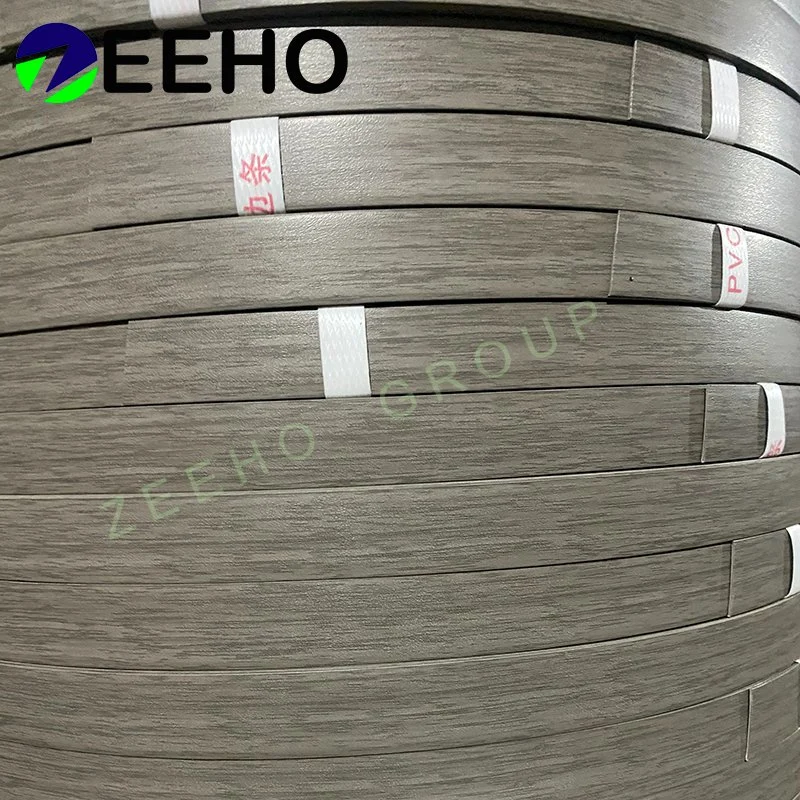 0.5mm Dunblane Grey Trim Strip Customized PVC/ABS Edge Banding Pine Veneer Edging Particle Board Edge Protection for Furniture