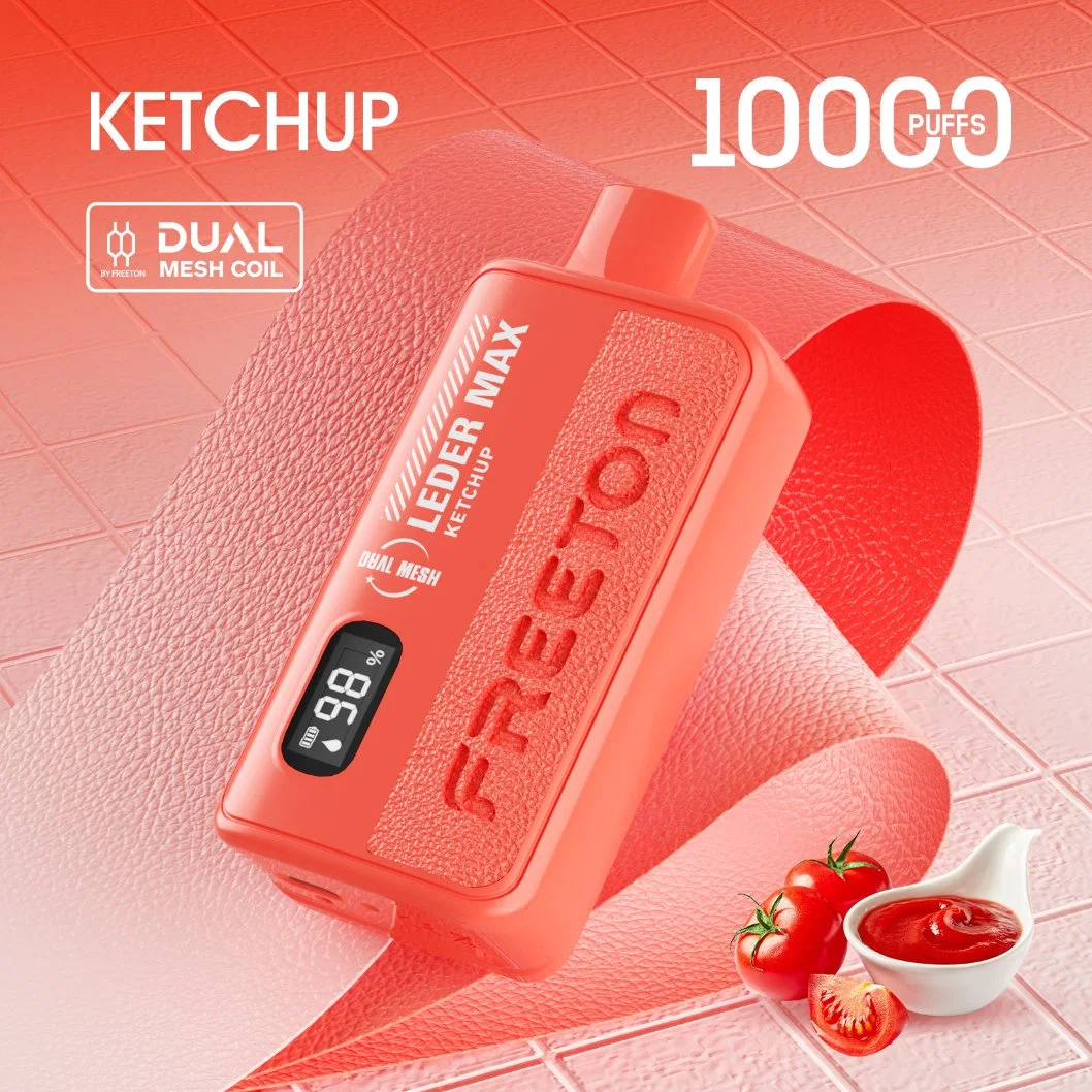 EUA novo popular 10000 puff preço por atacado 5% sal de NIC 20 ml e-Liquid descartável e Venda por grosso de cigarros Vaporizador electrónico