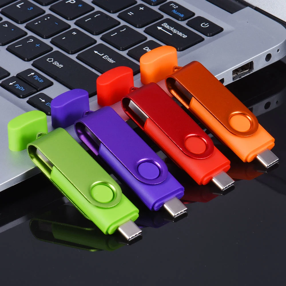 OTG USB Key Flash Drive 32GB 64GB 128GB Flash Memory 16 GB for Smartphones 2 in 1 Cle USB 3.0 2.0 Pendrive