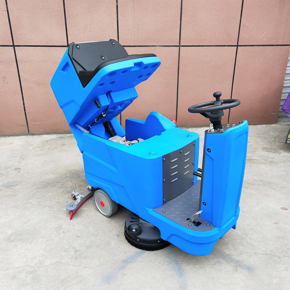 Automatic Riding Floor Scrubber Cleaning Equipment for Factory Warehouse Airport Station Parking Lot