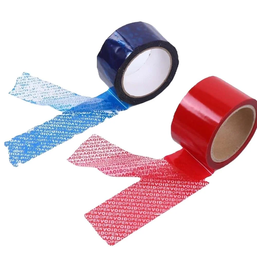 Factory Cheap Colorful Custom Printed Security Adhesive Masking Void Tape for Box Packing