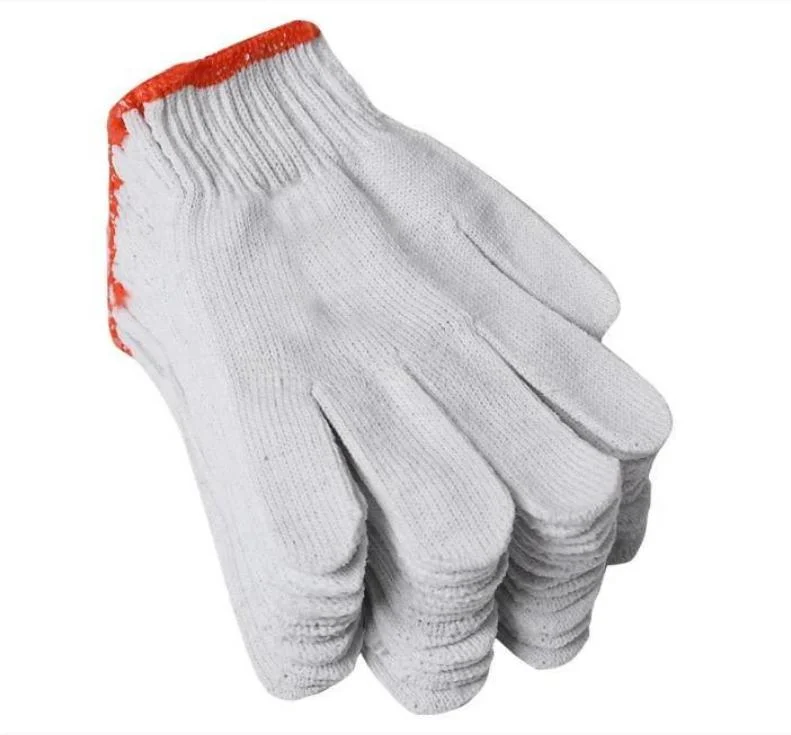 Cheap Natural White Cotton Hand Gloves for Saudi Arabic