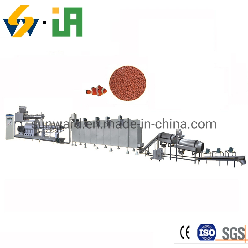 Automatic Large Scale Floating & Sinking Feed Pellet Manufacturing Machine Pellet Extruding Line