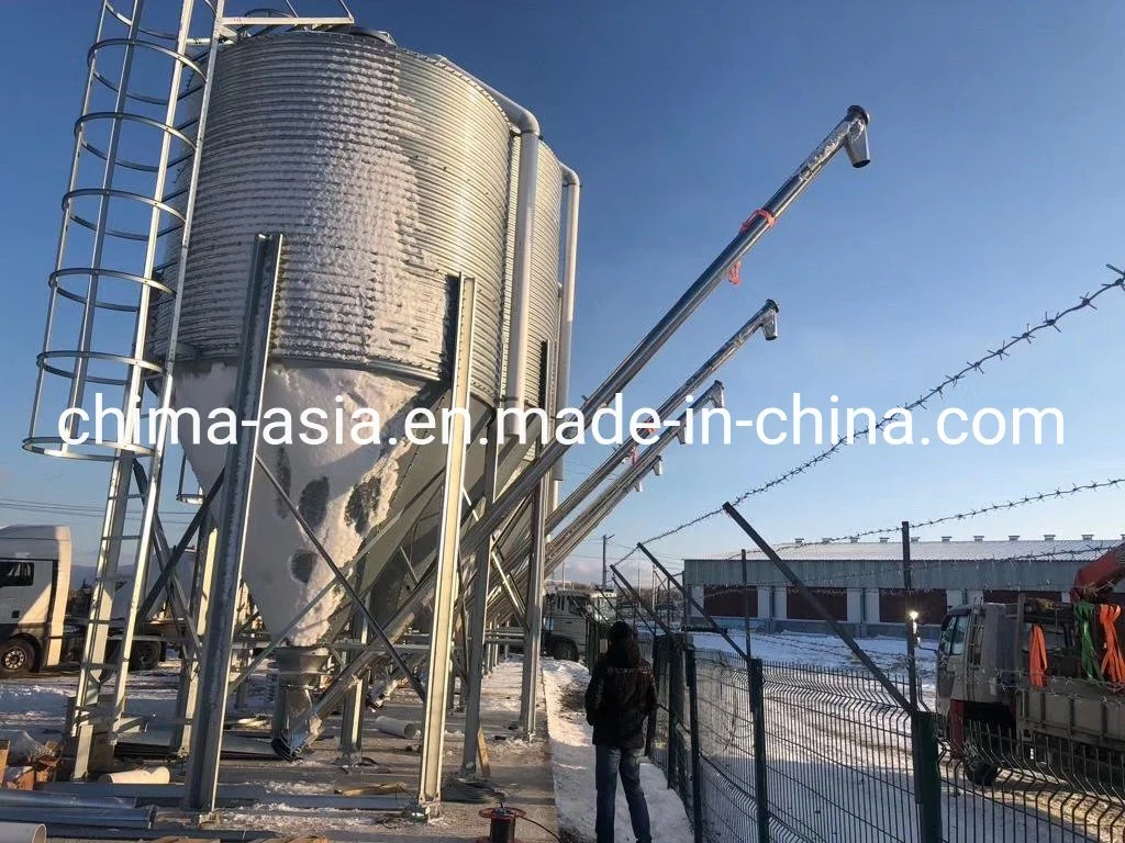 Galvanized Steel Silos Used in Pig Farm