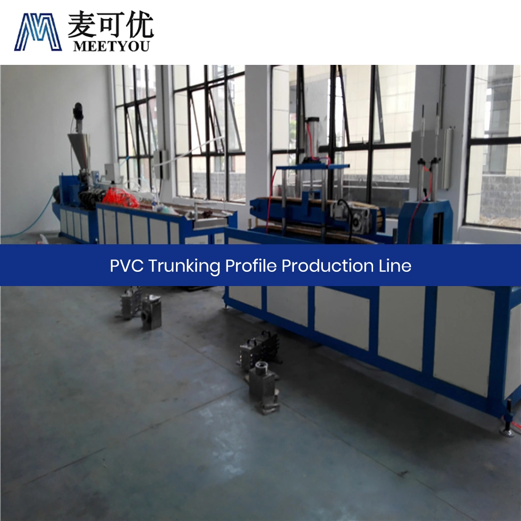 Meetyou Machinery PP Profile Production Line ODM Custom China PVC High Degree Automation PVC Profle Extruder Manufacturer Configure The Punching Machine