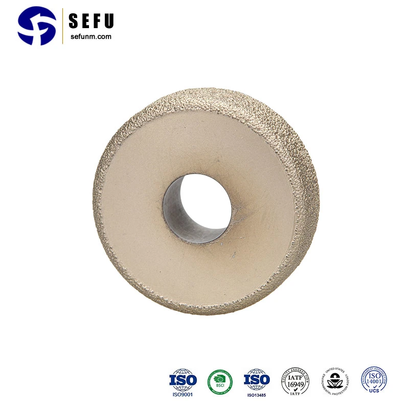 Sefu China Diamond Cutting Tool Suppliers Diamond Abrasive Tool Diamond Vacuum Brazed Grinding Profile Wheel Super Abrasive Diamond Tools