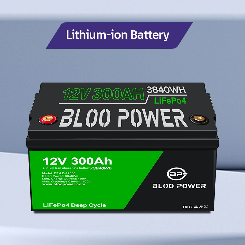 Bloo Power 12 24 Volt Li-ion Li Ion Cell Batteries Pack for Electric Mining Truck Oil Field Vehicle School Bus Storage