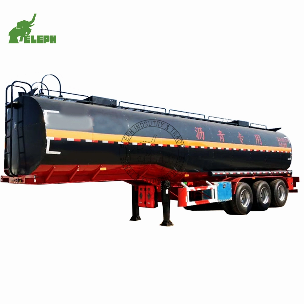 42000L 3axle Chemical Liquid Caustic Soda Acid Tanker Semi Trailer