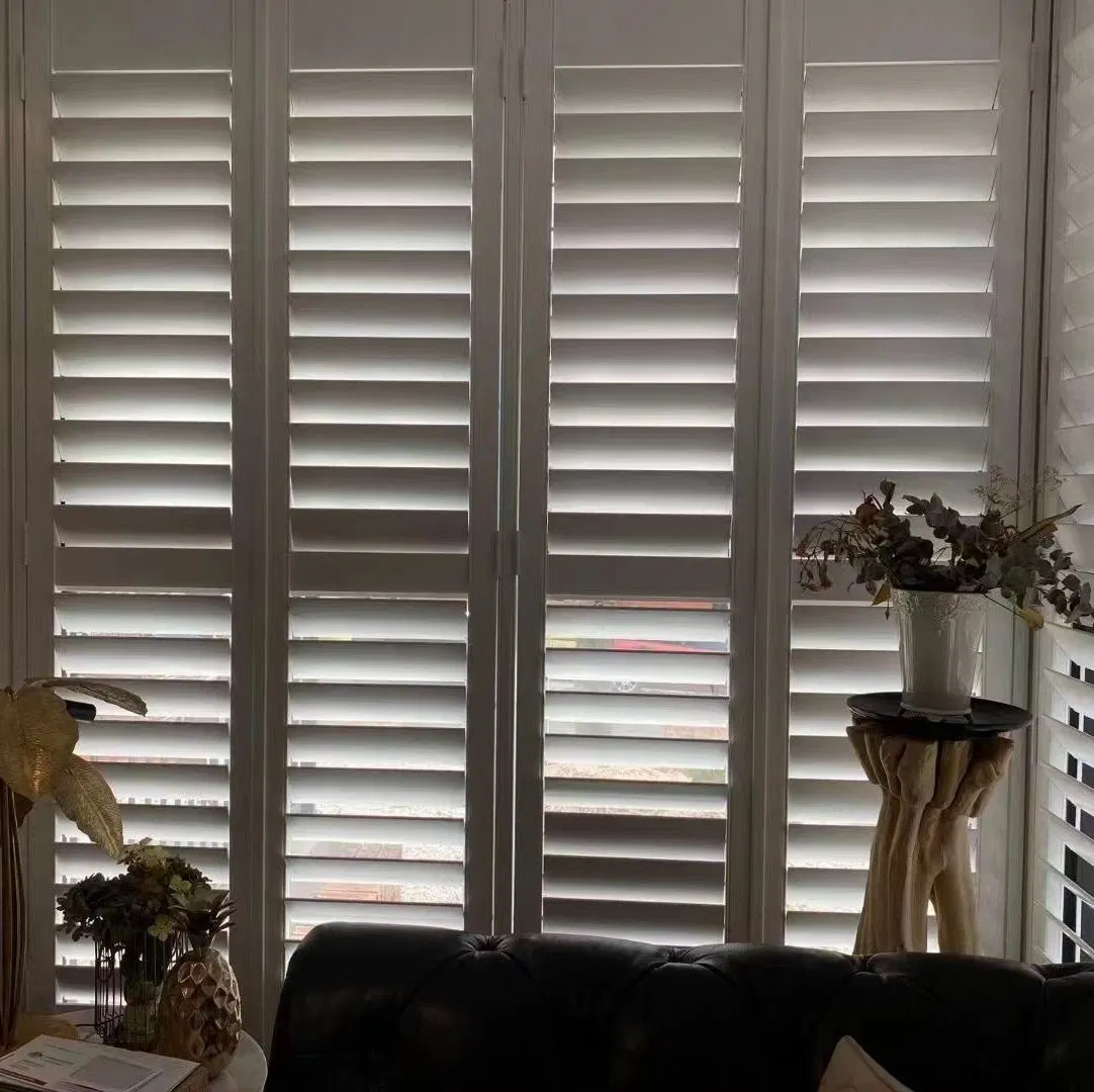 Bay Window Faux Wood Wooden Shutter