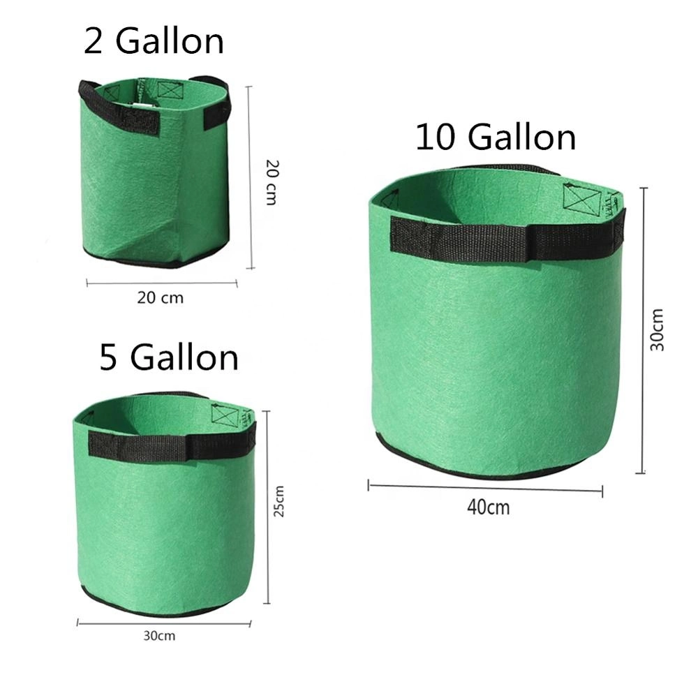 Сад завод 2 5 10 галлонов растительного картофеля не из ткани считает расти мешок