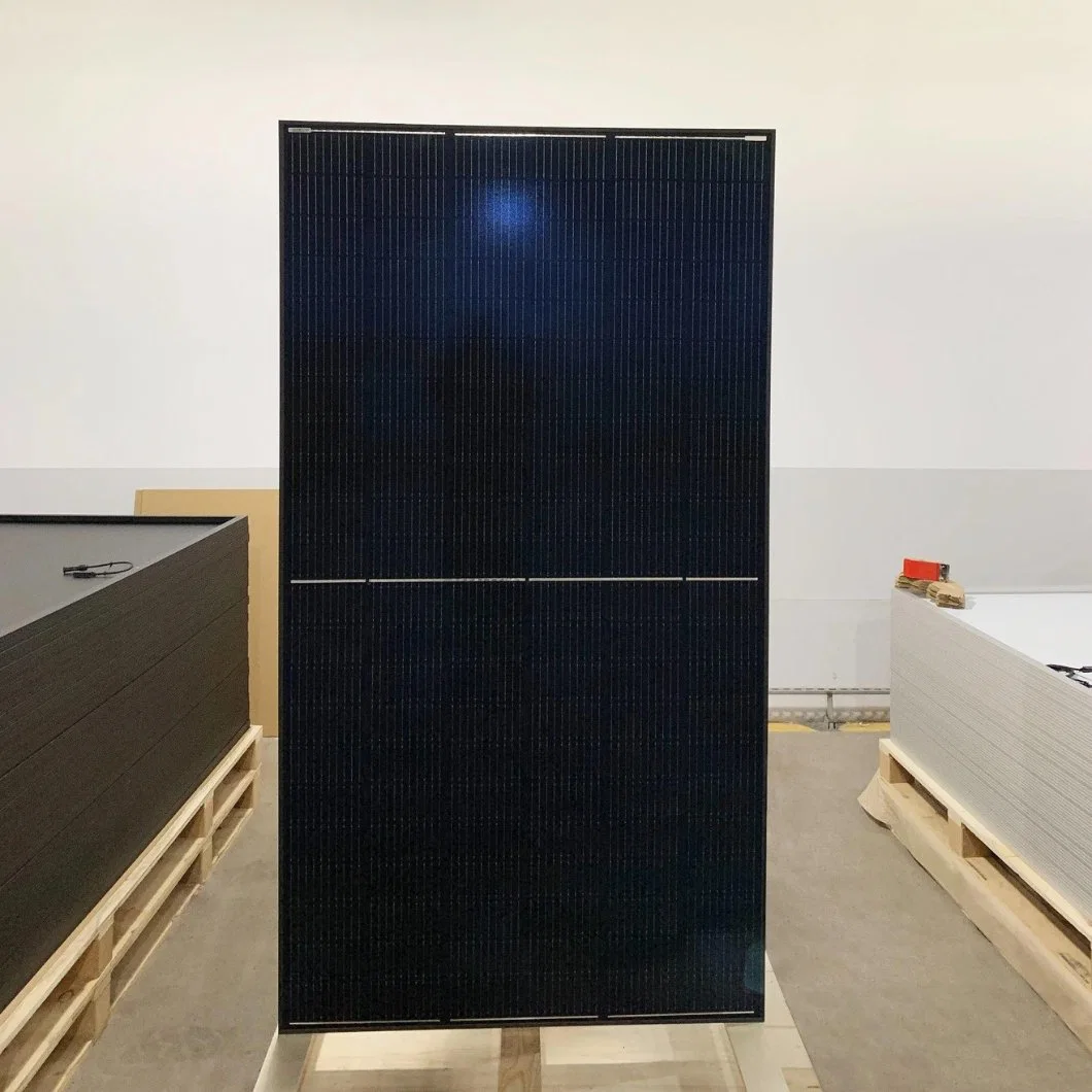 Wholesale/Supplier Class a All Black Solar PV Panel 390W-410W PV Half Cell Monocrystalline Solar Panel for Ireland