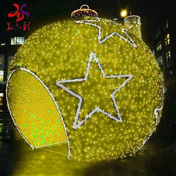 Holiday Motif Large Decorative Outdoor Ball Lights