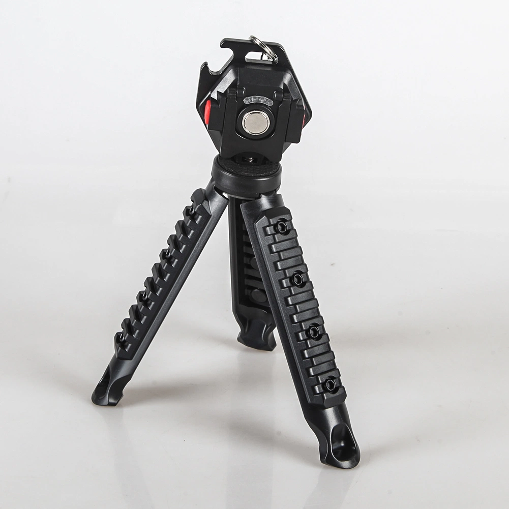 Yichen Portable COB Rechargeable LED Key Chain Light with Plastic Tripod