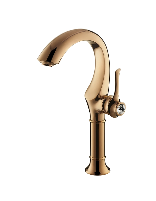 Bad-Accessoires Sanitärkeramik Single Handle Massive Brassthree Hole Wasserhahn Mischer