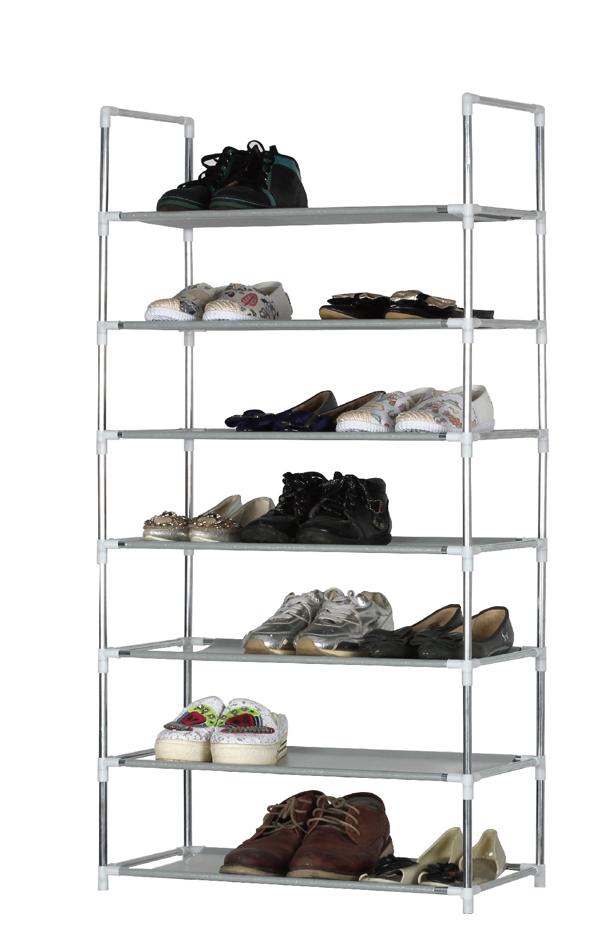 Multi-Layer Shoe Rack Simple Household Small Shoe Cabinet Economy Dormitory Door Space Saving Folding Shelving Bamboo Shelf