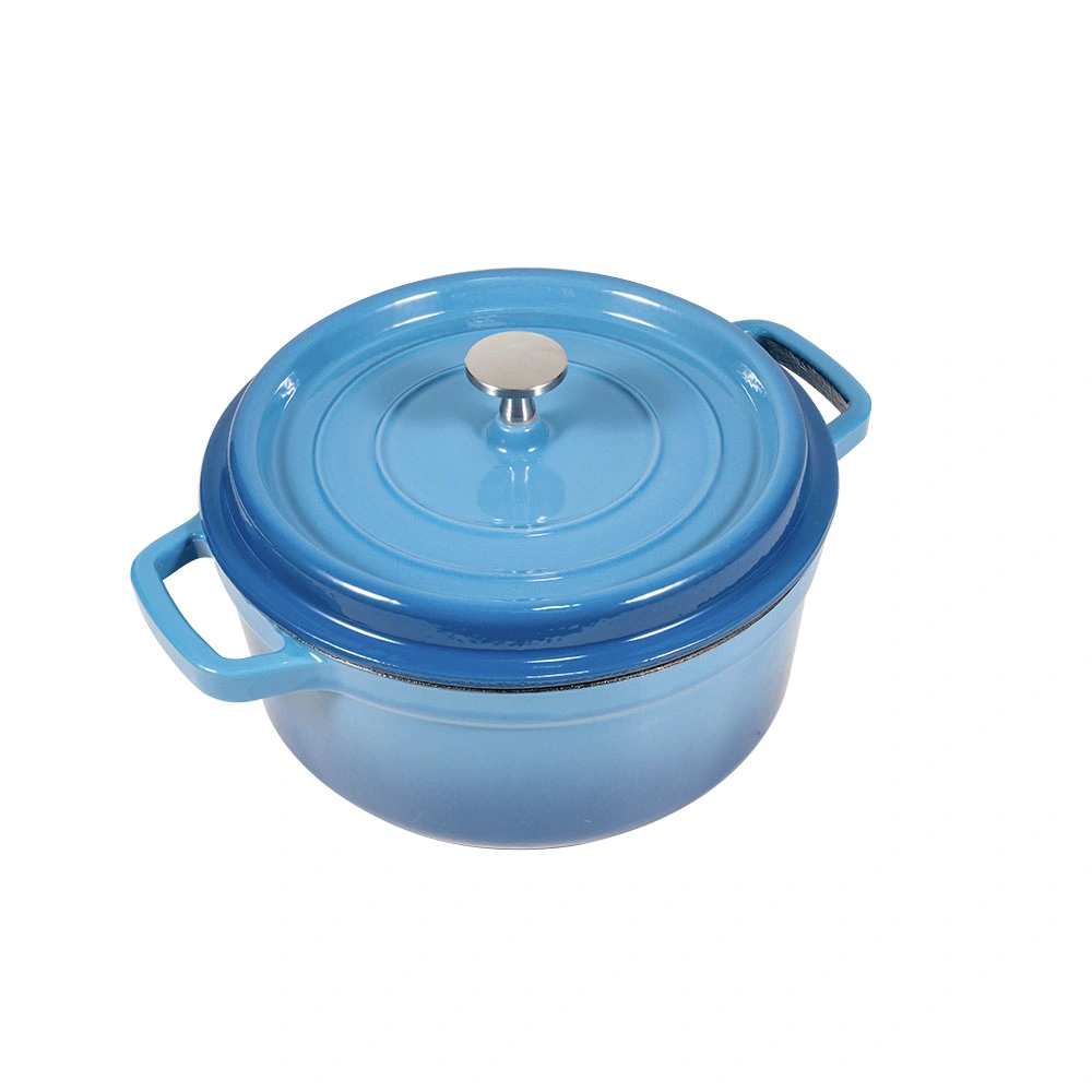 Factory-Made Household Large-Capacity Square Two-Ear Enameled Cast Iron Dutch Oven