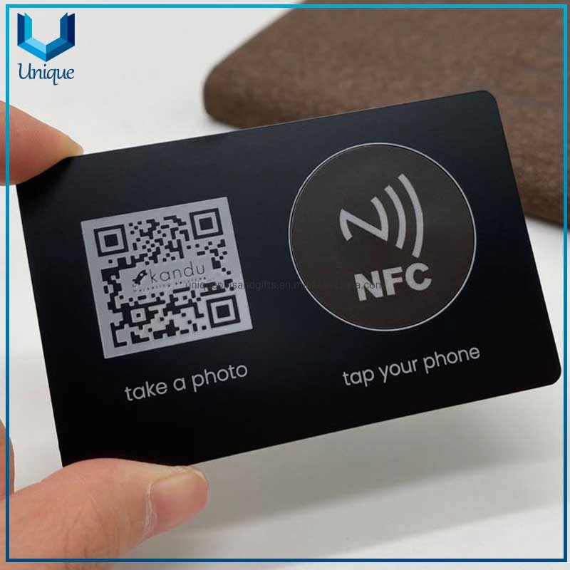 Conception personnalisée de la protection du NFC RFID sécurisé le blocage de carte, en acier inoxydable de cartes de métal commercial RFID