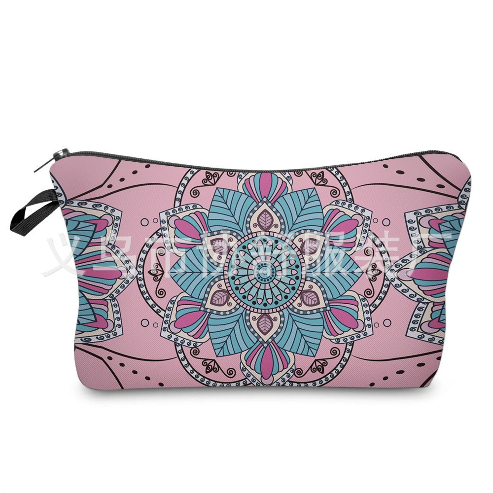 Mandala Collection Makeup Bag Printed Floral