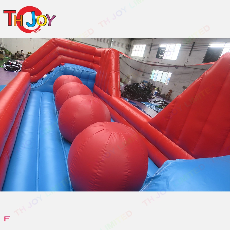 8x3m Inflatable Wipeout Jump Big Baller obstacle Sport jeu Wipe Jeux de saut