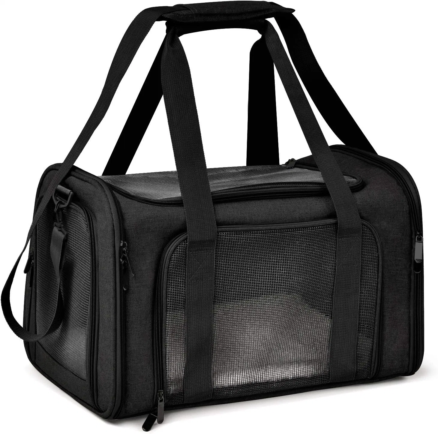 Portátil de viaje exterior transpirable gato portador de perro de mascota 15 Lbs bolsa