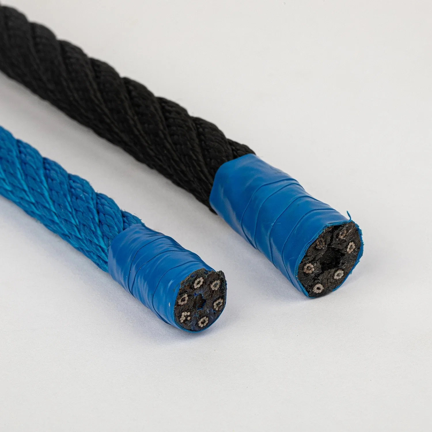 Fishing and Vessel 8 Strand Braided 1000m Length PP Combinated Rope with Steel Wire for Deep Sea