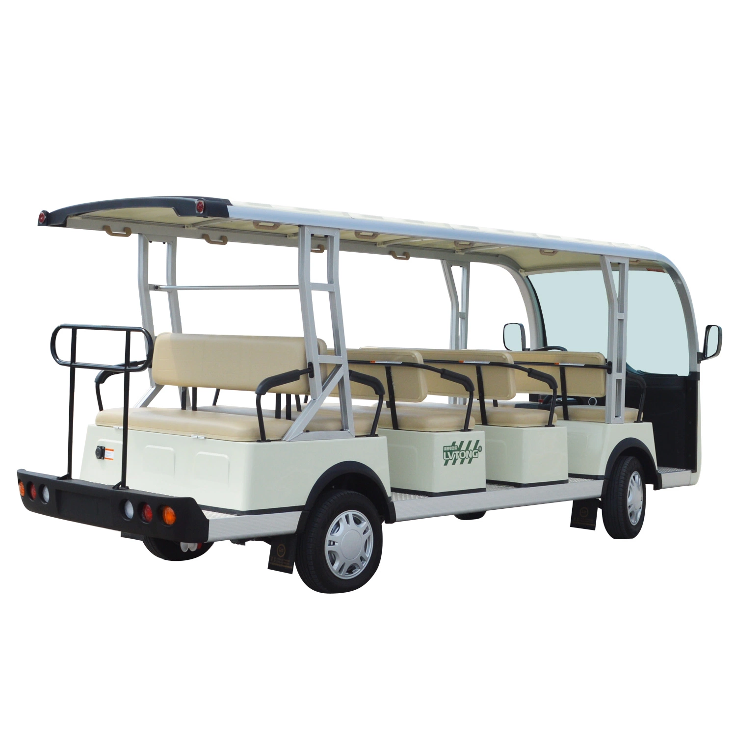 Autiskid Rubber Floor Sandwich Glass Safety, Low Speed, Easy Handle 14 Passengers Tourist Shuttle Vehicle (LT-S14)