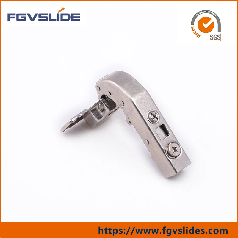 Furniture Hardware Wall to Glass Connector 304 Stainless Steel 90 Degree Shower Slide on Concealed Door and Kitchen Cabinet Hinge