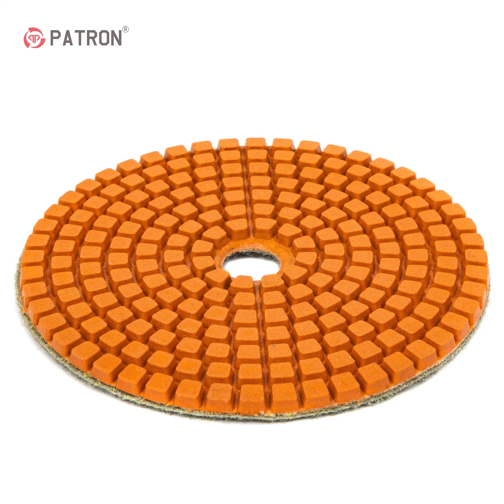 Electroplated Diamond Hand Polishing Pads Sanding Blocks Foam Backing for Tile