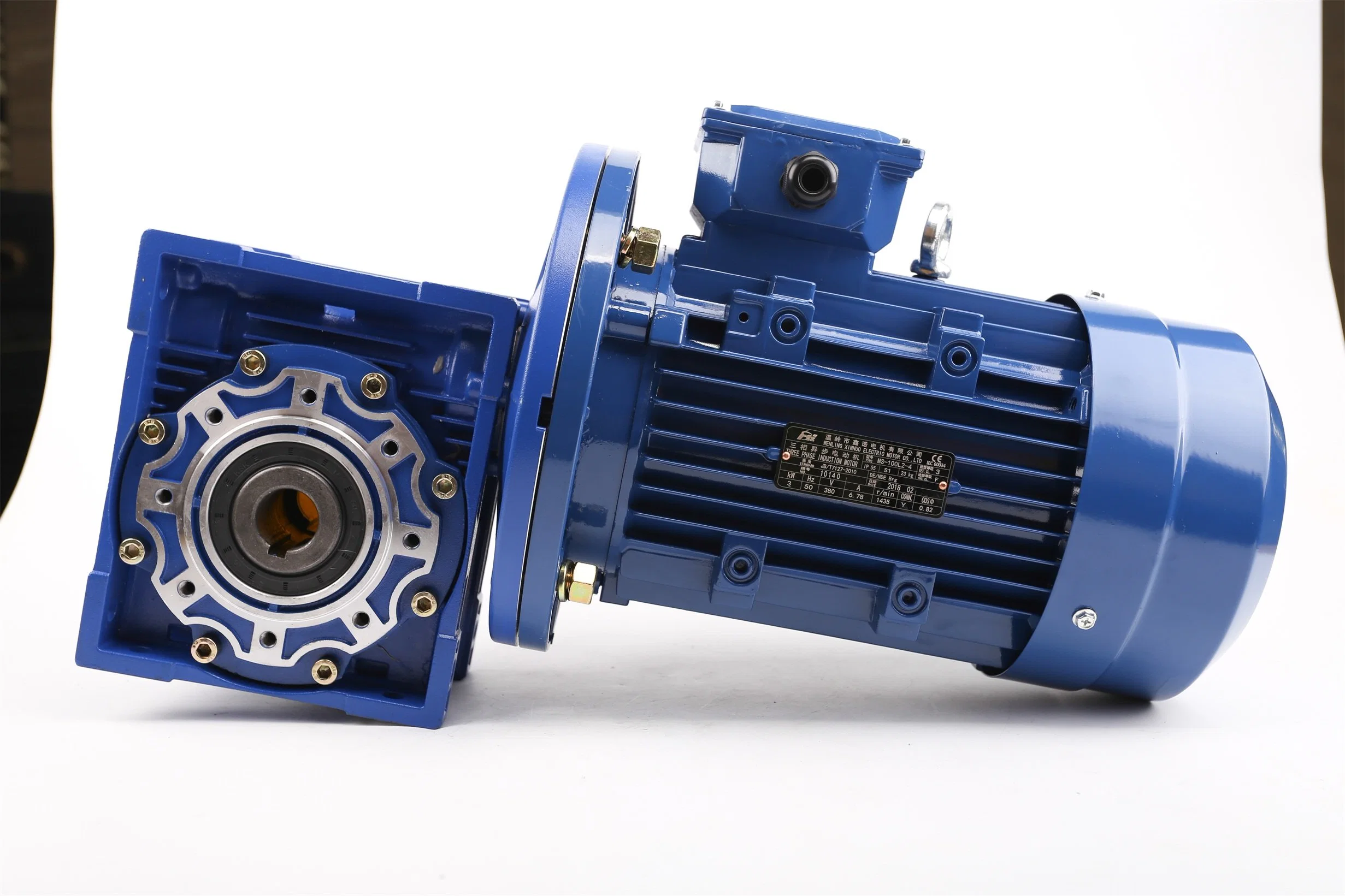 RV Type Worm Gearboxes with Motor