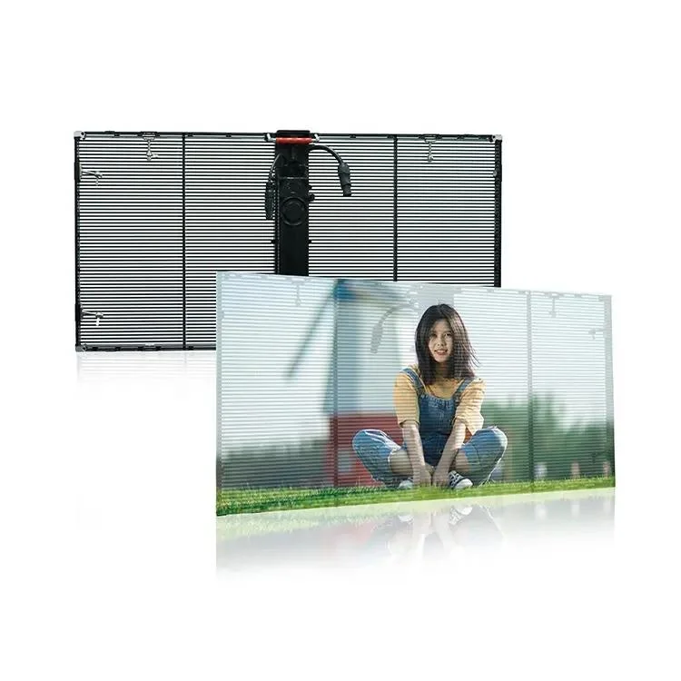 LED Outdoor Transparent LED Display P3.91-7.81 HD Glass Curtain Mesh LED Screen