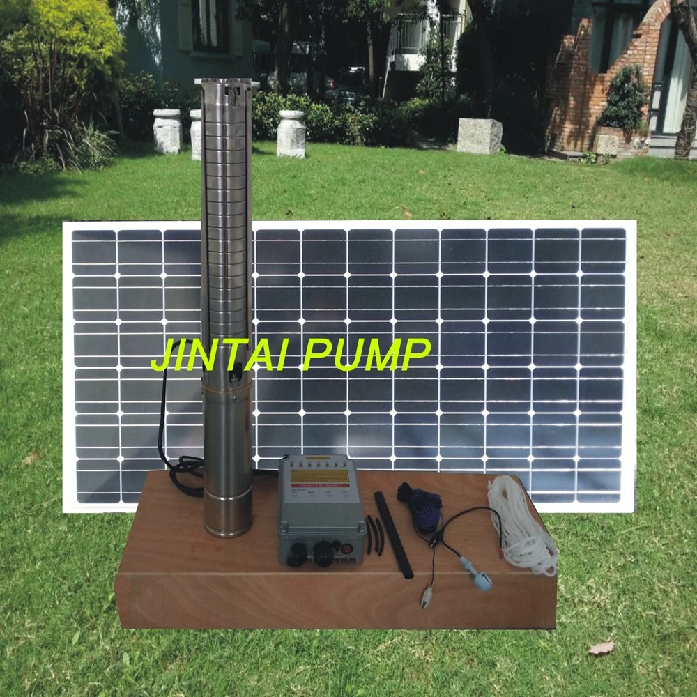 24V a 540VDC 0,2HP a 40hp sistema de bomba de agua de perforación sumergible con energía solar en Tailandia, Filipinas