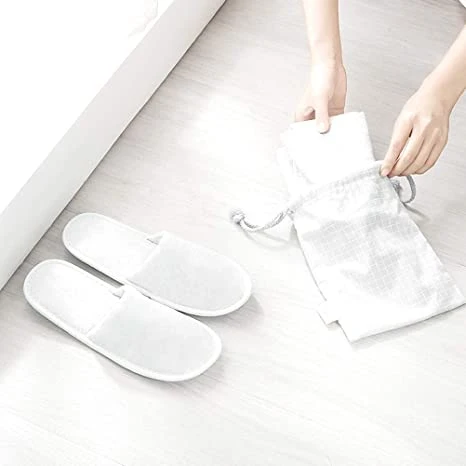 Disposable Guest Slippers Hotel Slippers Non Slip Slippers Unisex for Hotel Travel Home Guest Massage Supplies