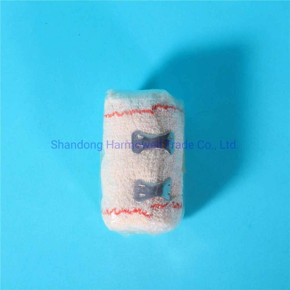 Anthrive Custom Size Crepe Bandage 100% Cotton First Aid Sterile Crepe Bandage Crepe Bandage with Elastic Band Clip